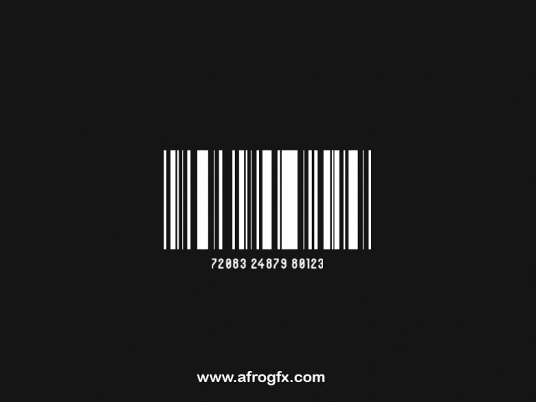 Barcode - Black - Free Psd