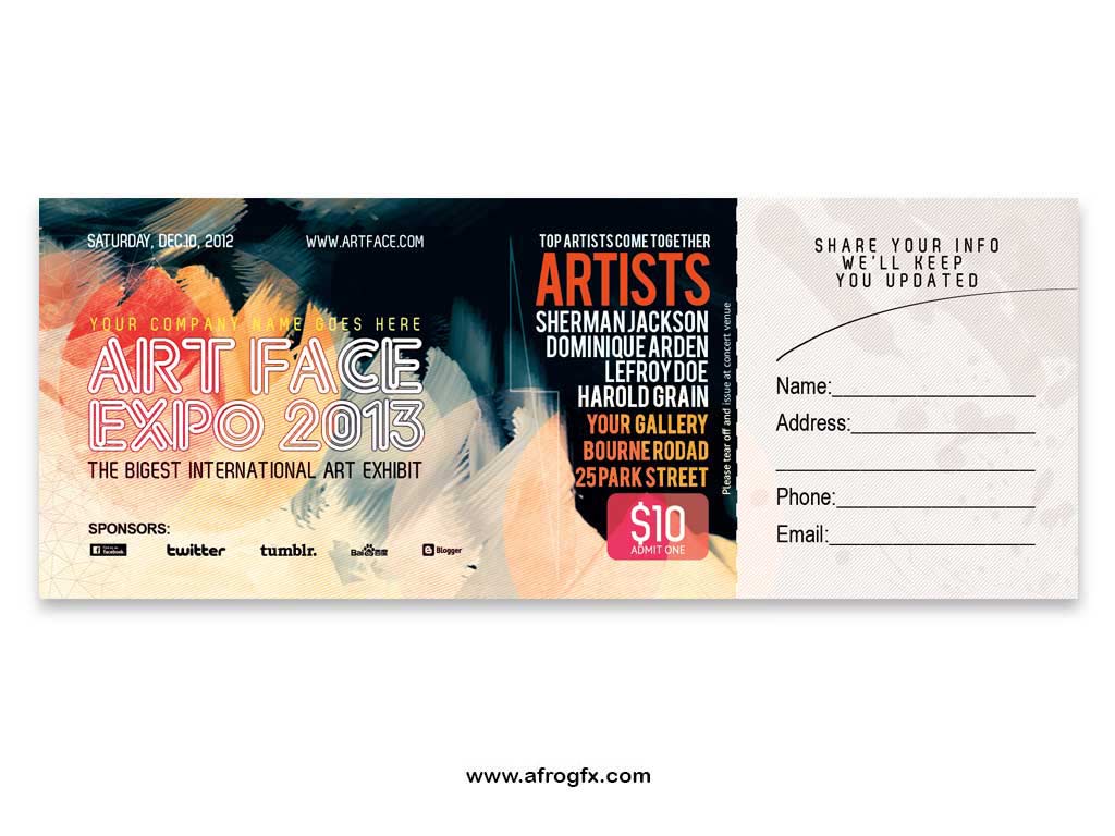 Art Expo Event Ticket