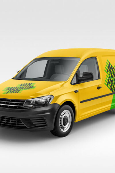Panel Van MockUp PSD - 6 Angles