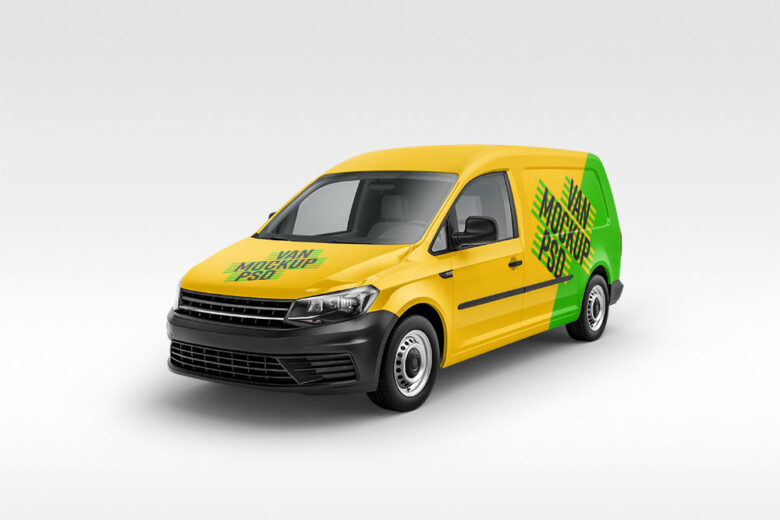 Panel Van MockUp PSD - 6 Angles