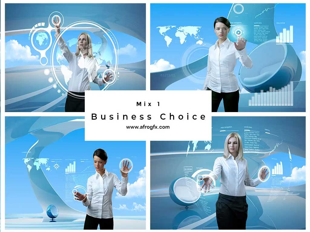 Business Choice Mix 1 Stock Photo