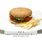 Appetizing Fastfood Mix 2 Stock Photo