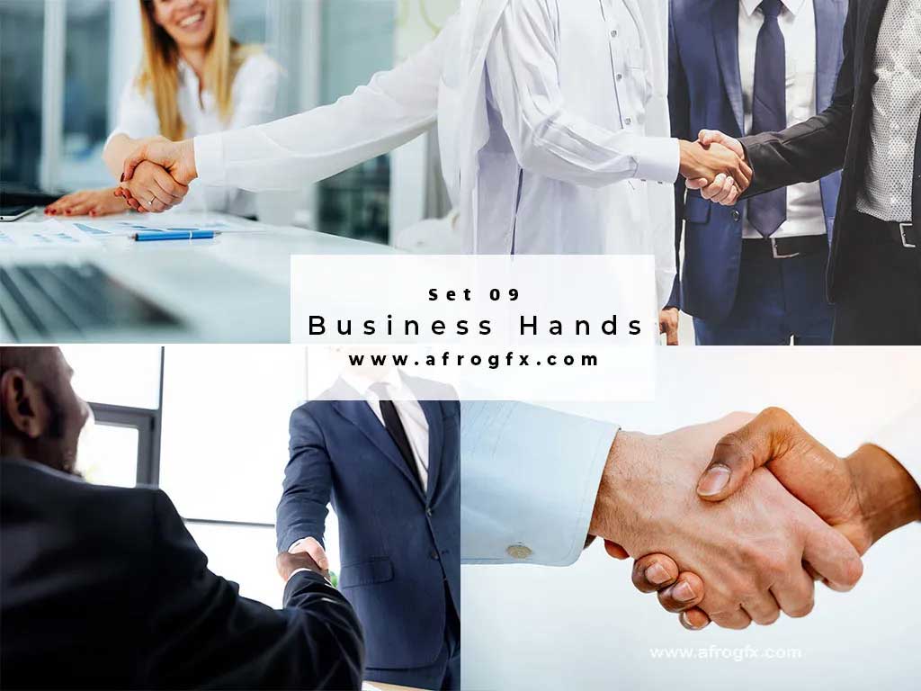 Business Hands Set 9 Stock Photo