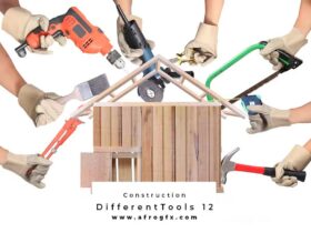 Construction Different Tools 12 Stock Photo