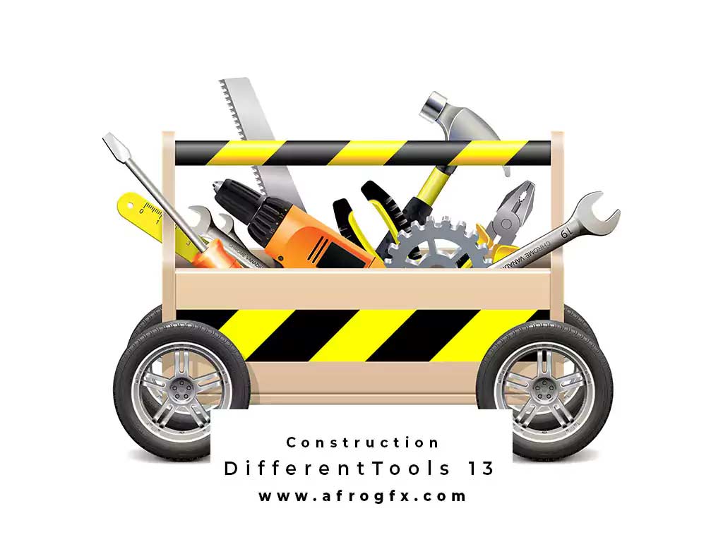 Construction Different Tools 13 Stock Photo