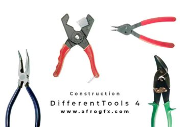 Construction Different Tools 4 Stock Photo