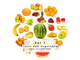 Fruits and vegetables 1 Stock Photo