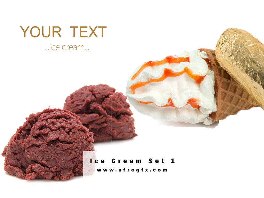 Ice Cream Set 1 Stock Photo