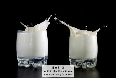 Milk Collection Set 3 Stock Photo