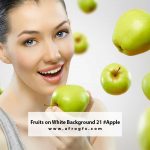 Fruits on White Background 21 #Apple