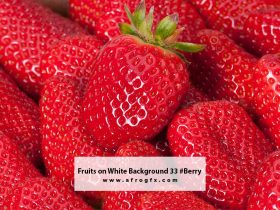 Fruits on White Background 33 #Berry