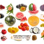 Fruits Collage Concepts 2 Stock Photo