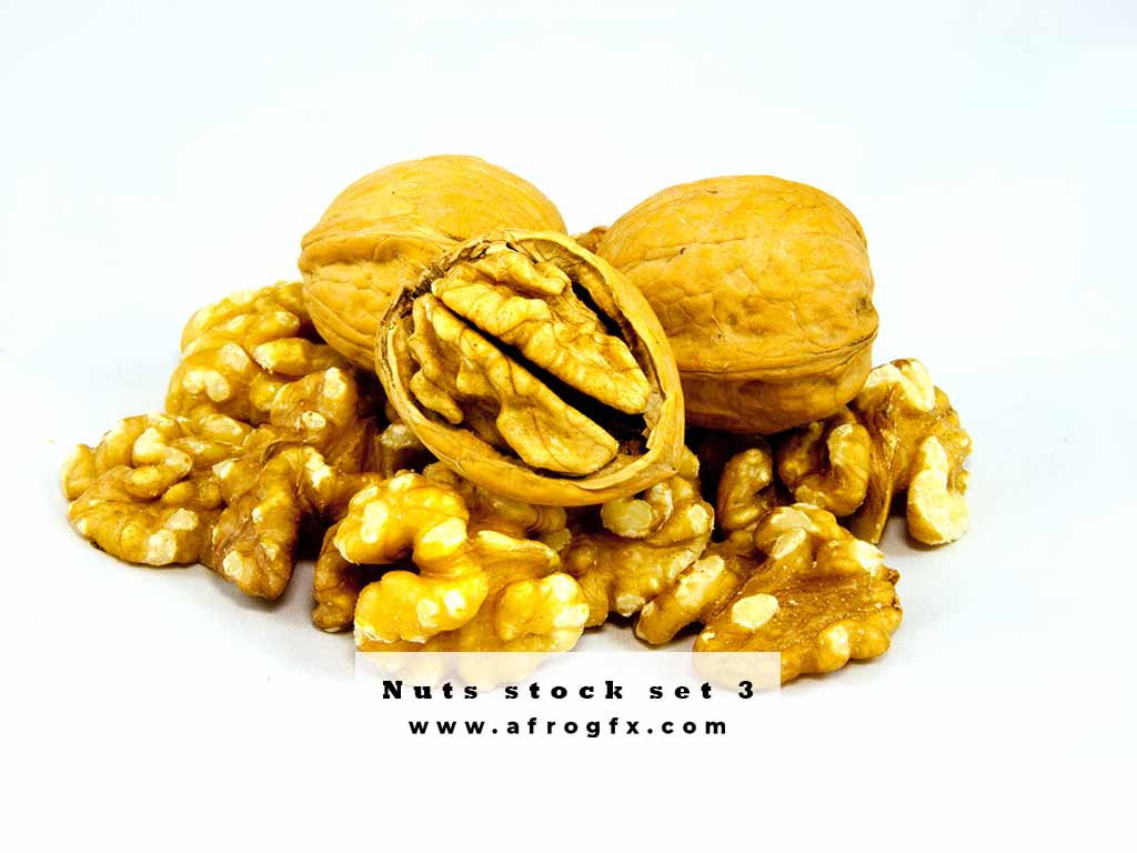 Nuts stock set 3 Stock Photo