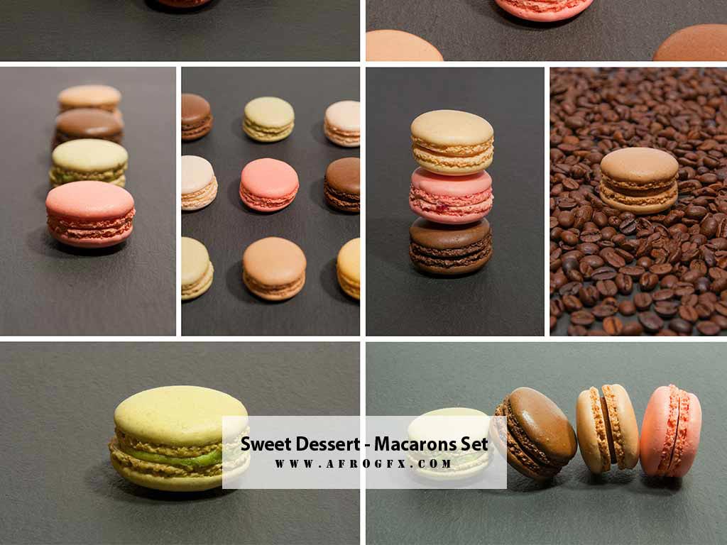 Sweet dessert - Macarons - Collection Set 1