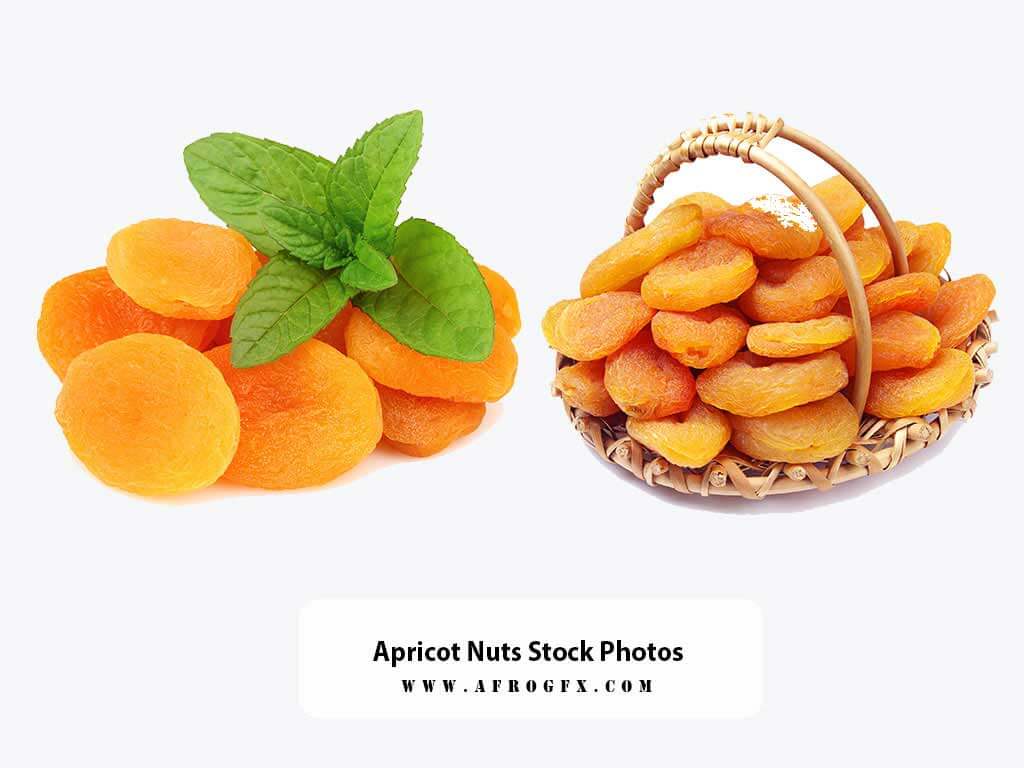 Apricot Nuts Stock Photos