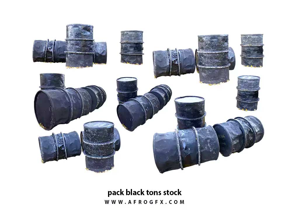pack black tons stock