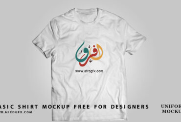 Basic shirt mockup Free For Designers, Brands & Print Shops