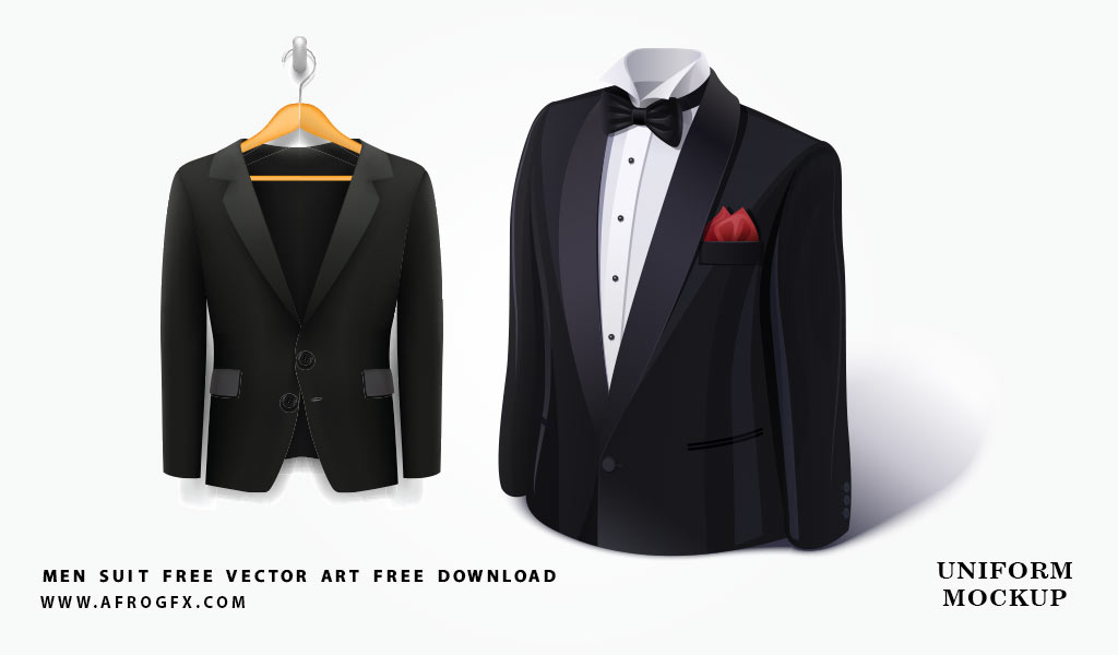 Men suit free vector art free download