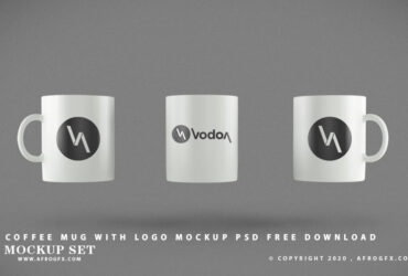 coffee mug With logo mockup psd free download