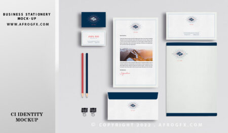 Business stationery mock-up