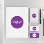 Metallic Popper Mock up Template