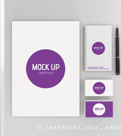 Metallic Popper Mock up Template