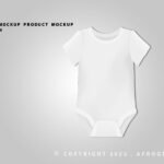 Baby Bodysuit Mockup Free PSD Download