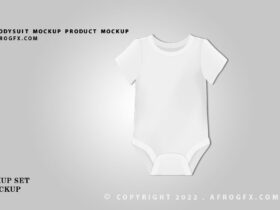 Baby Bodysuit Mockup Free PSD Download