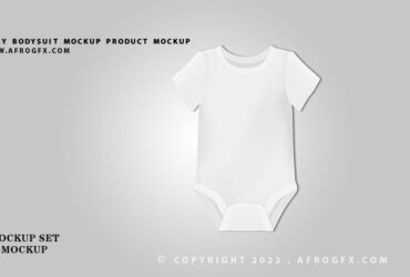 Baby Bodysuit Mockup Free PSD Download