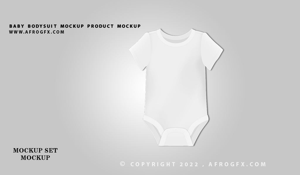 Baby Bodysuit Mockup Free PSD Download