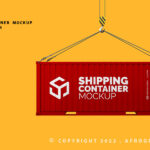 Download A Shipping Container Mockup PSD To Showcase Your Brand