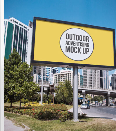 Free Outdoor Ad Mockup PSD Templates