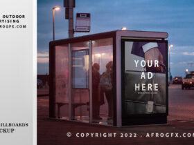 Free Outdoor Advertising Mockup PSD Download