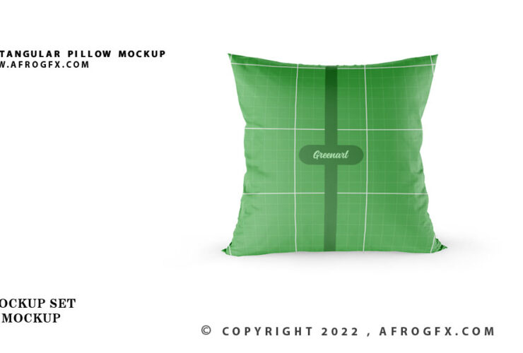 Free Rectangular Pillow Mockup PSD