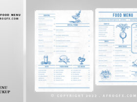 best restaurant menu design Modern Food Menu